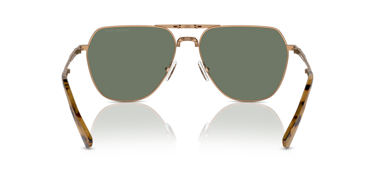 Gafas de Sol Michael Kors Keswick MK1156 Dorado Brillante y Verde Olivo