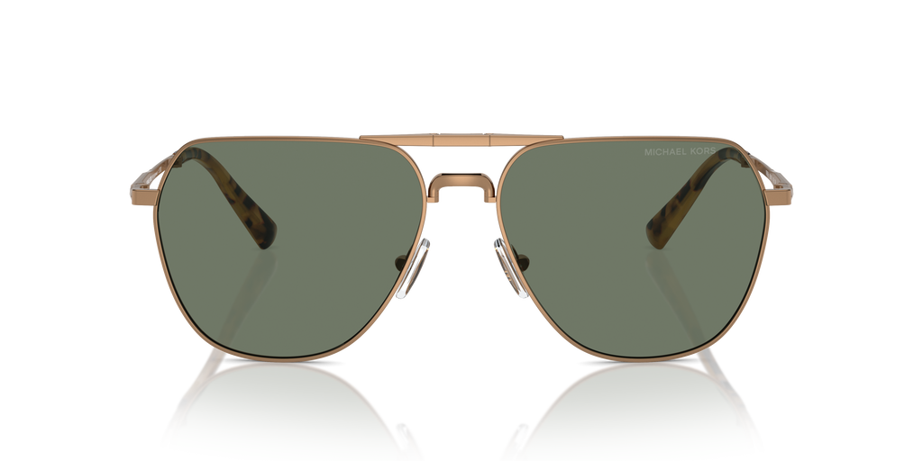Gafas de Sol Michael Kors Keswick MK1156 Dorado Brillante y Verde Olivo