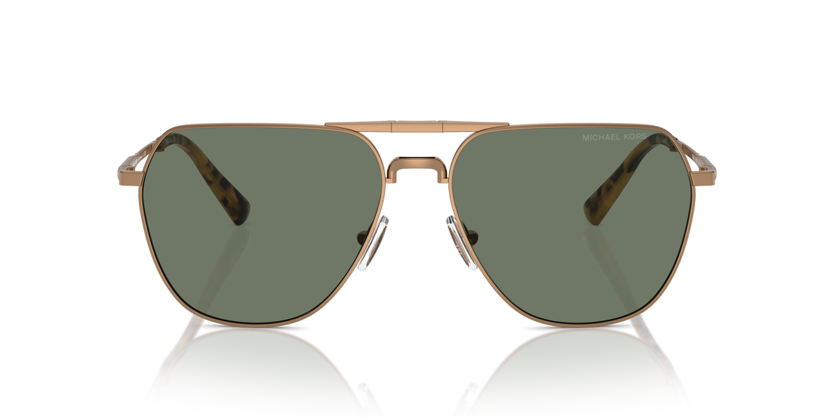 Gafas de Sol Michael Kors Keswick MK1156 Dorado Brillante y Verde Olivo