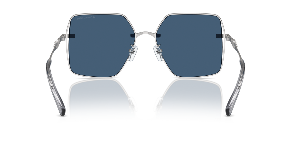 Gafas de Sol Michael Kors Sanya MK1157D Plateado Brillante y Azul Sólido