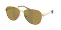 Gafas de Sol Michael Kors Biarritz MK1160 Dorado Claro y Marrón Oscuro