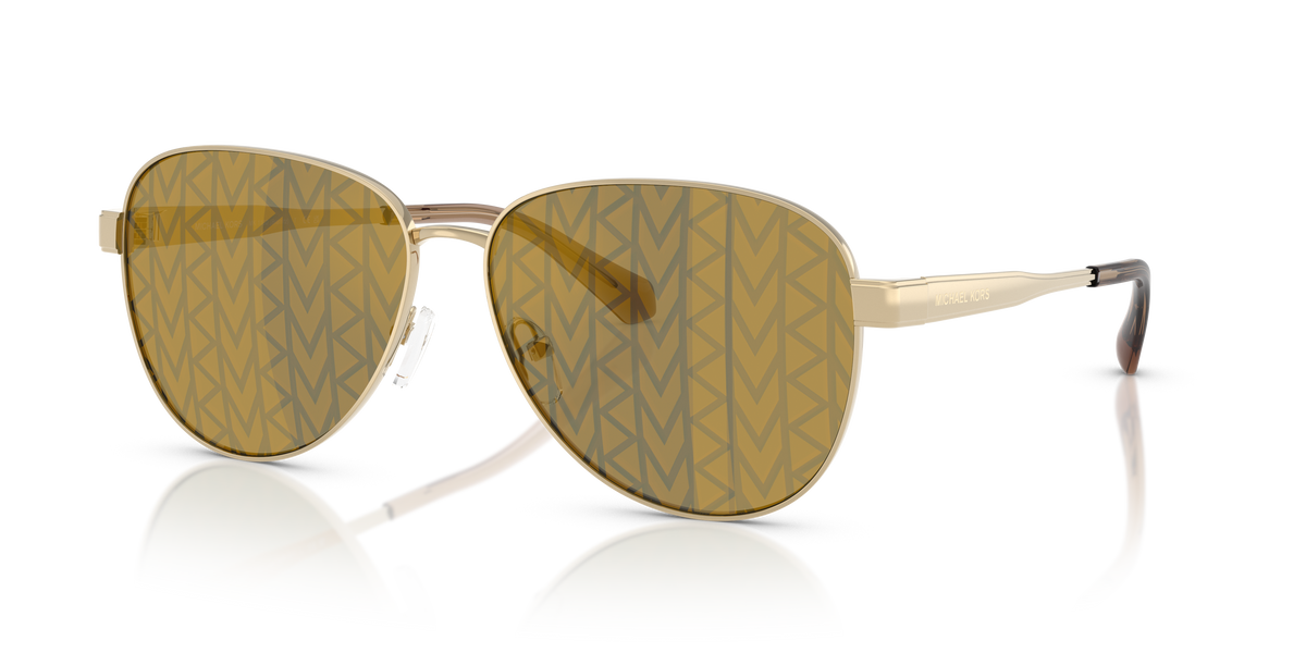 Gafas de Sol Michael Kors Biarritz MK1160 Dorado Claro y Marrón Oscuro