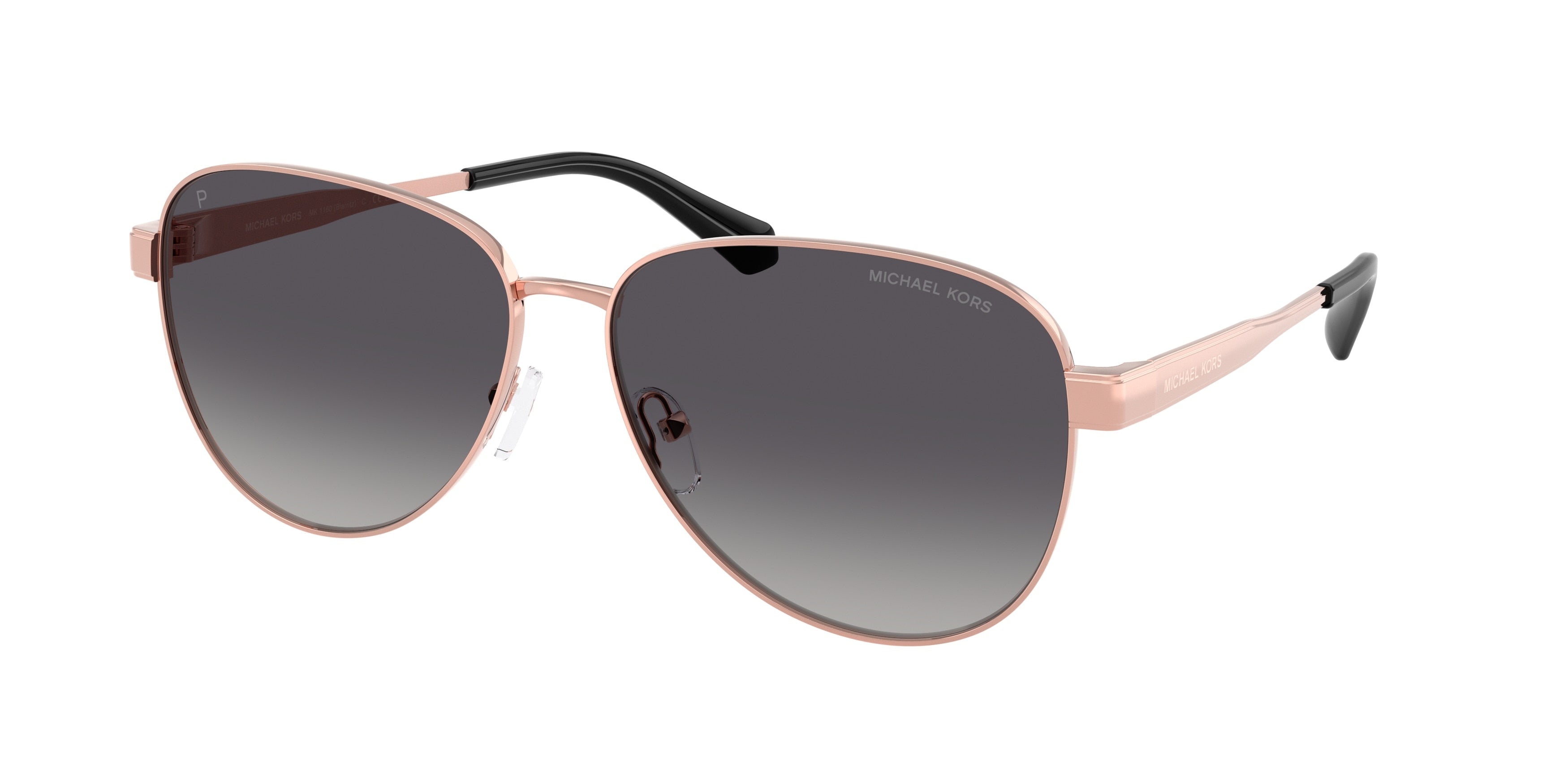 Gafas de Sol Michael Kors Biarritz MK1160 Oro Rosa y Gris Degradé Polarizado