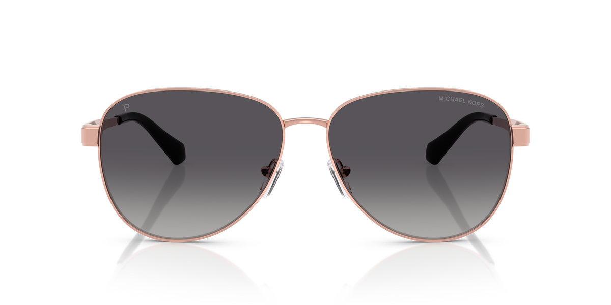 Gafas de Sol Michael Kors Biarritz MK1160 Oro Rosa y Gris Degradé Polarizado