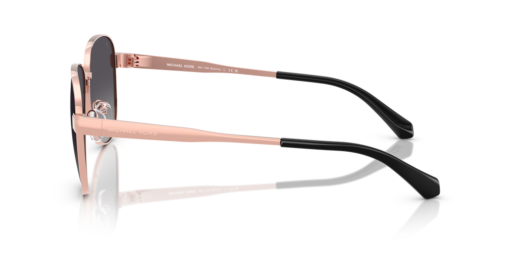 Gafas de Sol Michael Kors Biarritz MK1160 Oro Rosa y Gris Degradé Polarizado