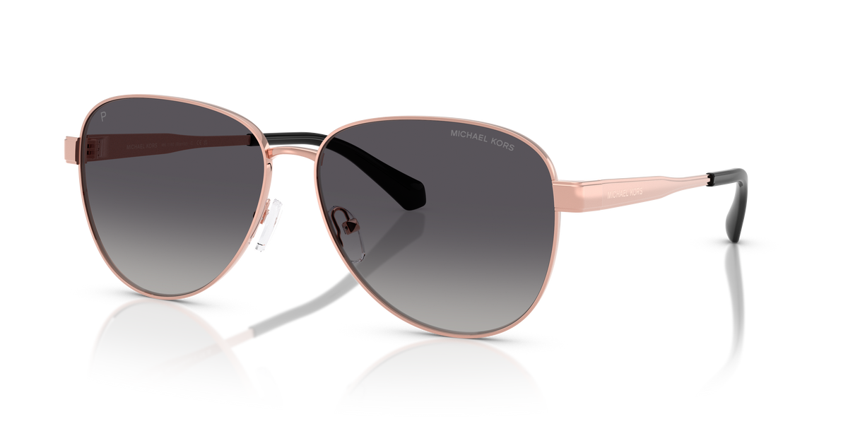 Gafas de Sol Michael Kors Biarritz MK1160 Oro Rosa y Gris Degradé Polarizado