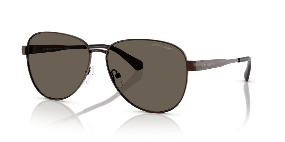 Gafas de Sol Michael Kors Biarritz MK1160 Chocolate brillante y Chocolate Solid