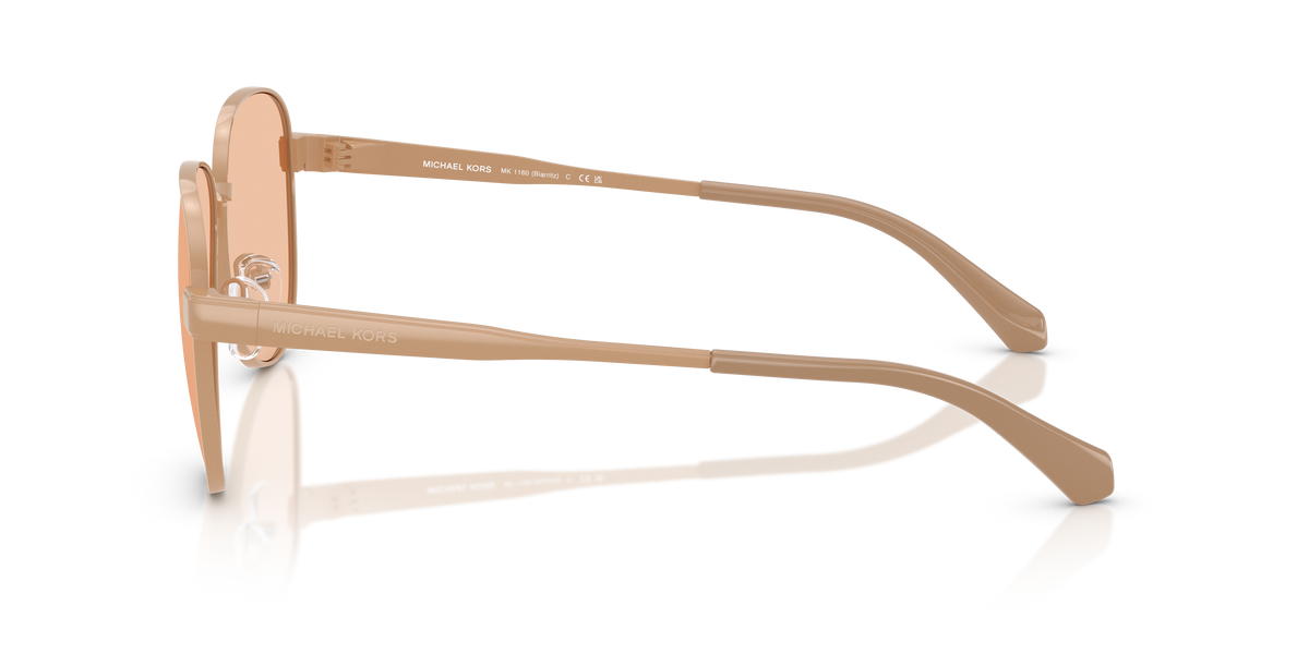 Gafas de Sol Michael Kors Biarritz MK1160 Camello y Camello sólido