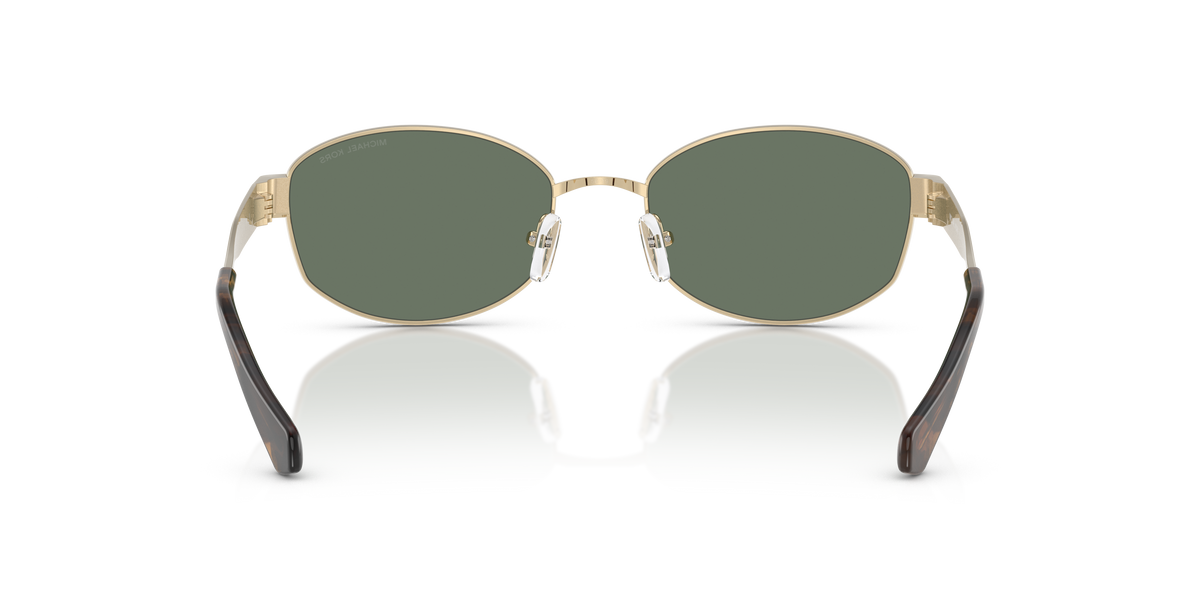 Gafas de Sol Michael Kors Monte Carlo MK1161 Dorado Claro y Verde Sólido