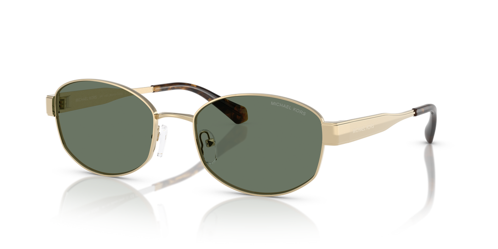 Gafas de Sol Michael Kors Monte Carlo MK1161 Dorado Claro y Verde Sólido