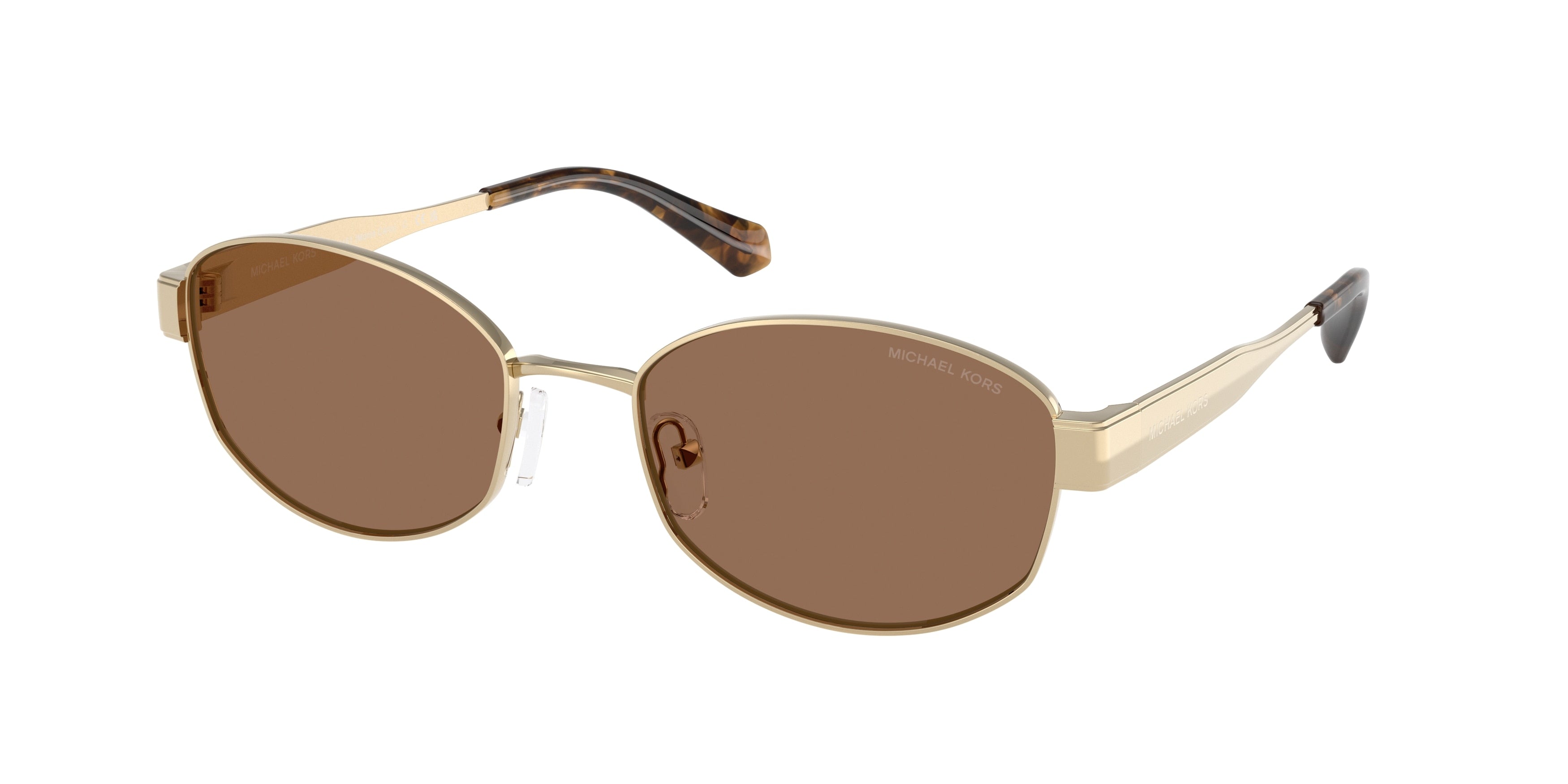 Gafas de Sol Michael Kors Monte Carlo MK1161 Dorado Claro y Marrón Sólido