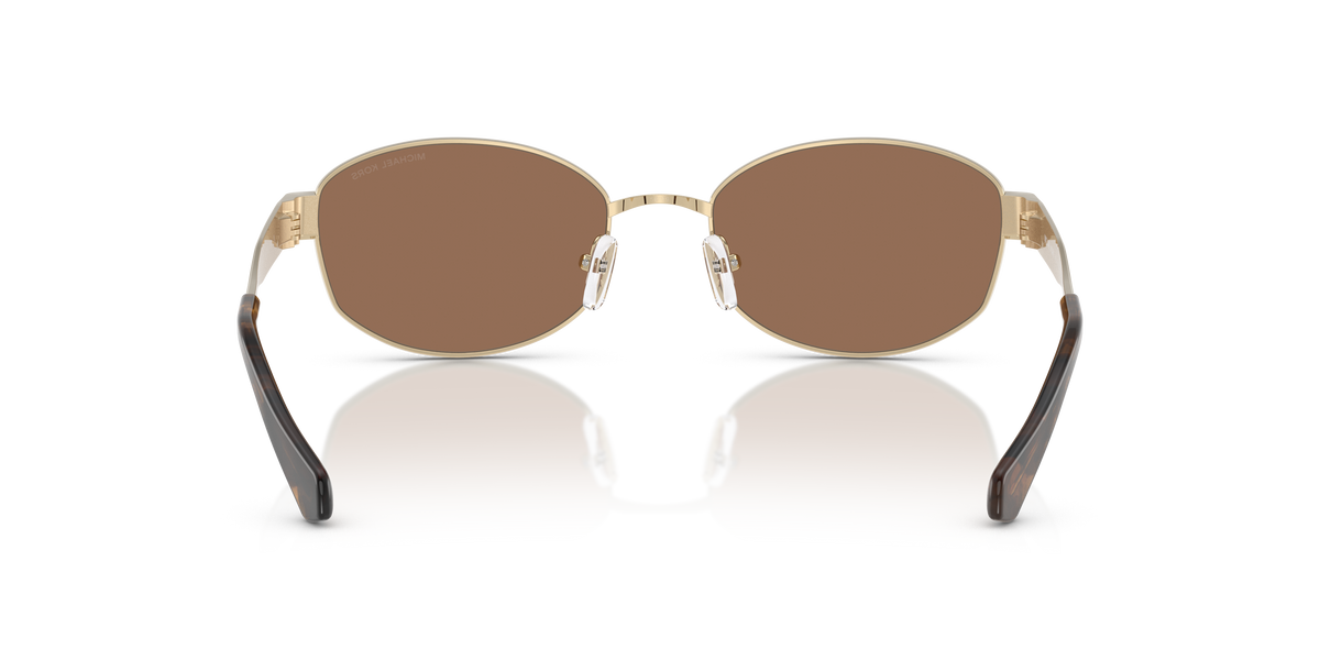 Gafas de Sol Michael Kors Monte Carlo MK1161 Dorado Claro y Marrón Sólido