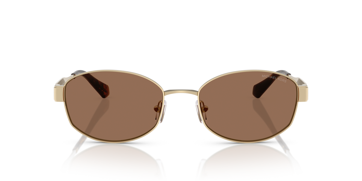 Gafas de Sol Michael Kors Monte Carlo MK1161 Dorado Claro y Marrón Sólido