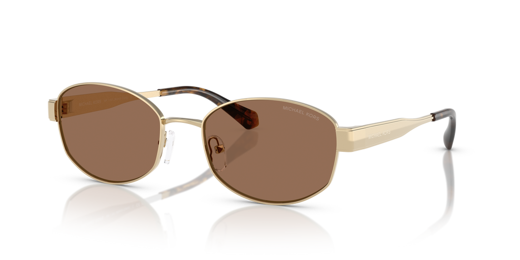 Gafas de Sol Michael Kors Monte Carlo MK1161 Dorado Claro y Marrón Sólido