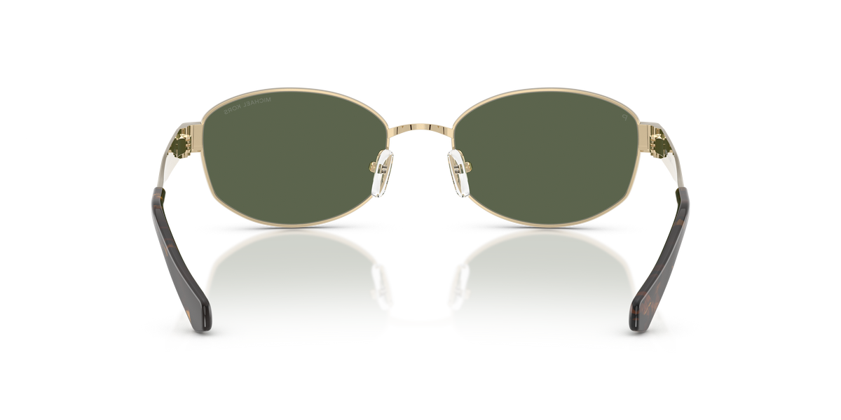 Gafas de Sol Michael Kors Monte Carlo MK1161 Dorado Claro y Verde Polarizado