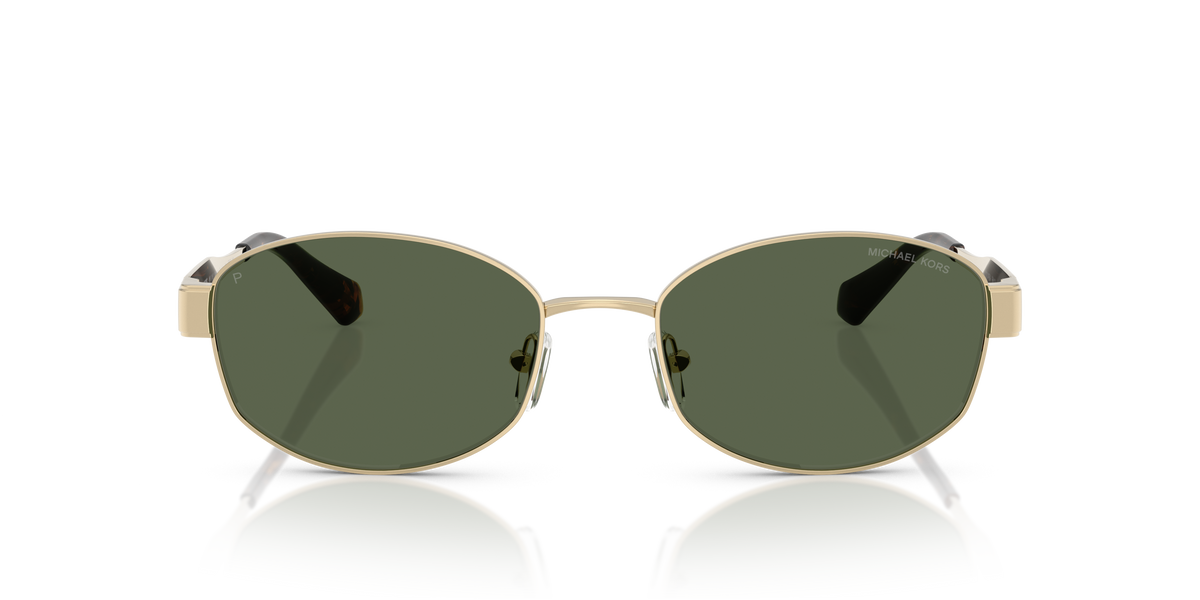 Gafas de Sol Michael Kors Monte Carlo MK1161 Dorado Claro y Verde Polarizado