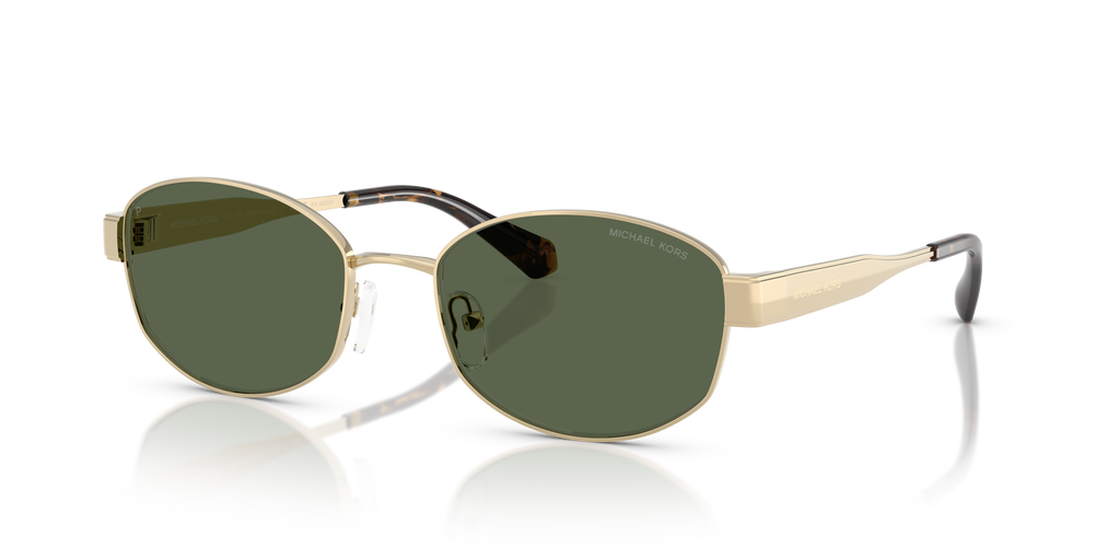 Gafas de Sol Michael Kors Monte Carlo MK1161 Dorado Claro y Verde Polarizado