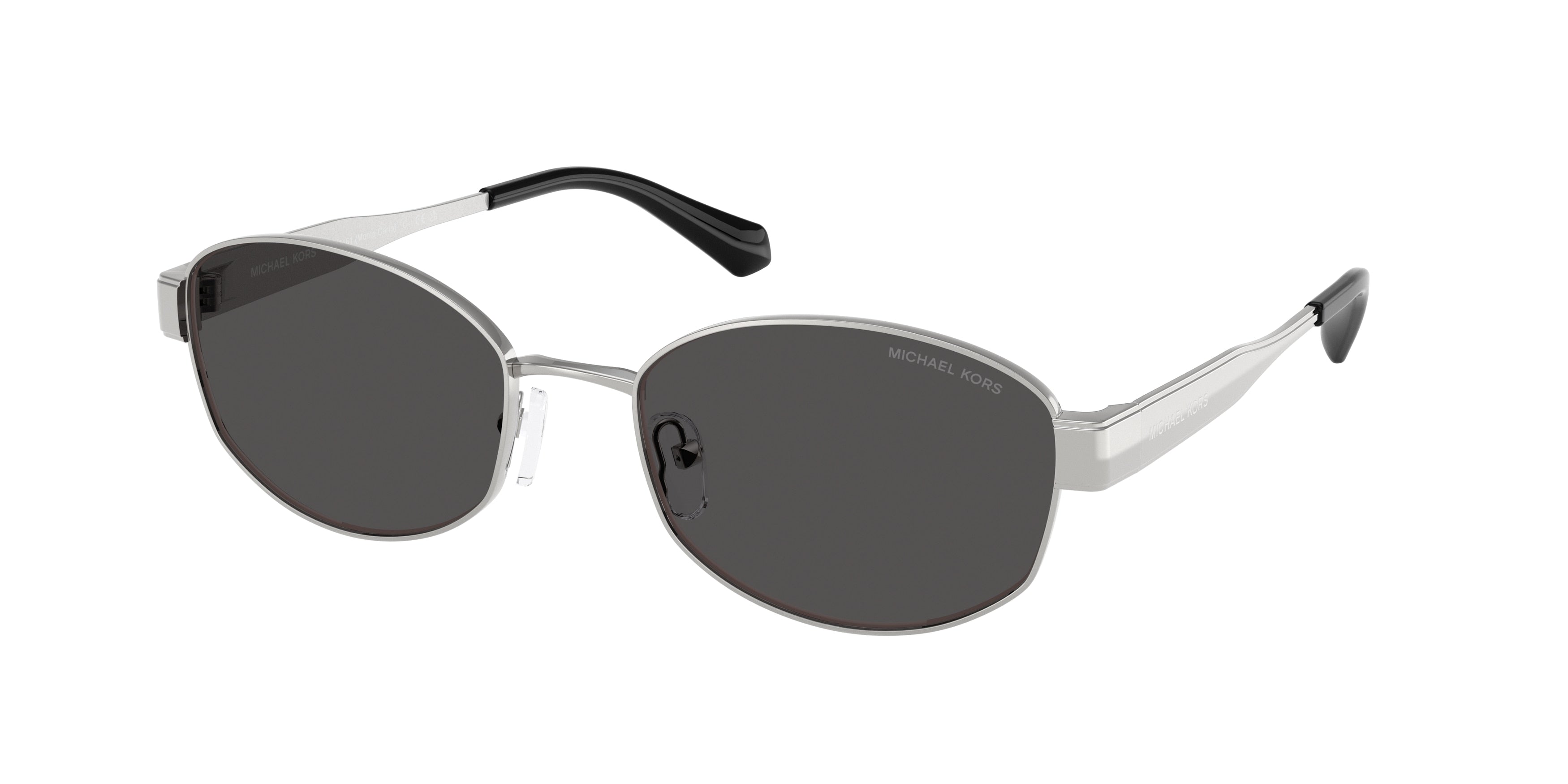 Gafas de Sol Michael Kors Monte Carlo MK1161 Plateado y Gris Oscuro Sólido