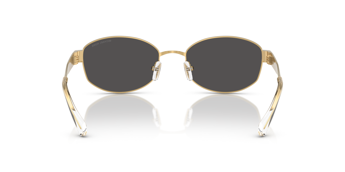 Gafas de Sol Michael Kors Monte Carlo MK1161 Dorado y Amarillo y Gris Oscuro Sólido