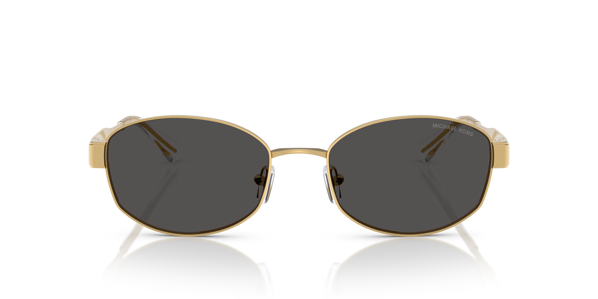Gafas de Sol Michael Kors Monte Carlo MK1161 Dorado y Amarillo y Gris Oscuro Sólido
