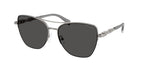Gafas de Sol Michael Kors Dorado Beach MK1163 Gris Plomo Brillante y Gris Oscuro Sólido