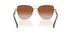 Gafas de Sol Michael Kors Dorado Beach MK1163 Oro claro brillante y Marrón Oscuro Degradé