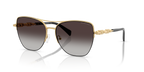 Gafas de Sol Michael Kors Dorado Beach MK1163 Amarillo oro brillante y Gris Oscuro Degradé