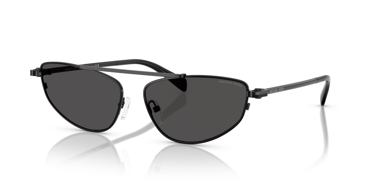 Gafas de Sol Michael Kors Buenos Aires MK1164 Negro Brillante y Gris Oscuro Sólido