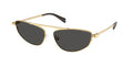 Gafas de Sol Michael Kors Buenos Aires MK1164 Amarillo oro brillante y Gris Oscuro Sólido