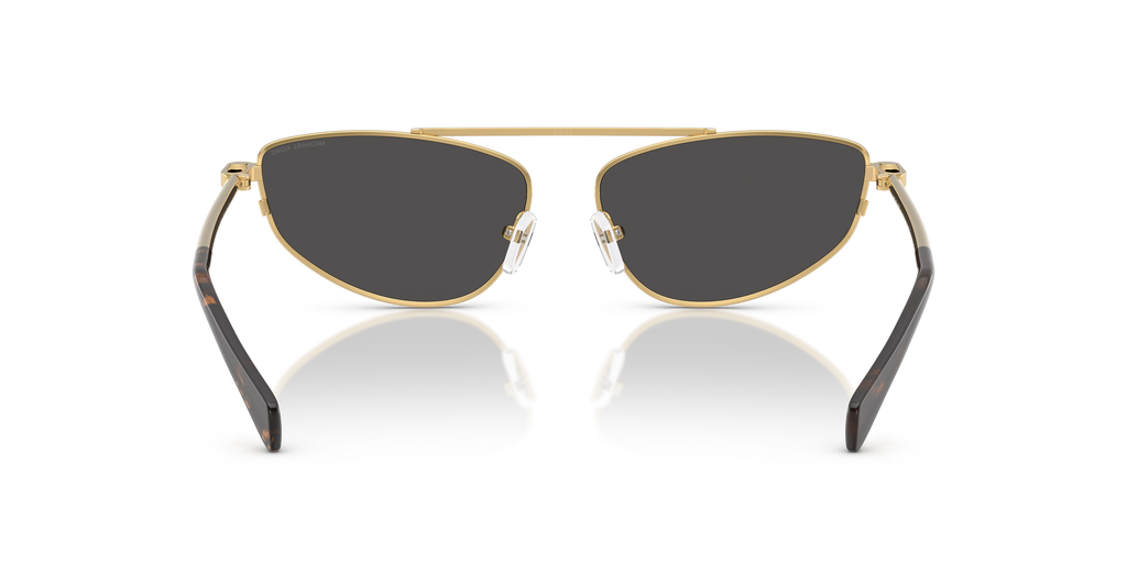 Gafas de Sol Michael Kors Buenos Aires MK1164 Amarillo oro brillante y Gris Oscuro Sólido