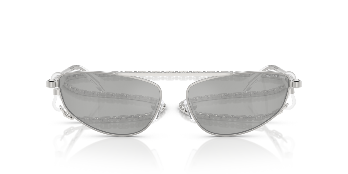 Gafas de Sol Michael Kors Buenos Aires MK1164 Plateado Brillante y Plateado Espejado