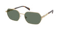 Gafas de Sol Michael Kors Saint Martin MK1165 Oro claro brillante y Verde Sólido