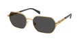 Gafas de Sol Michael Kors Saint Martin MK1165 Amarillo oro brillante y Gris Oscuro Sólido