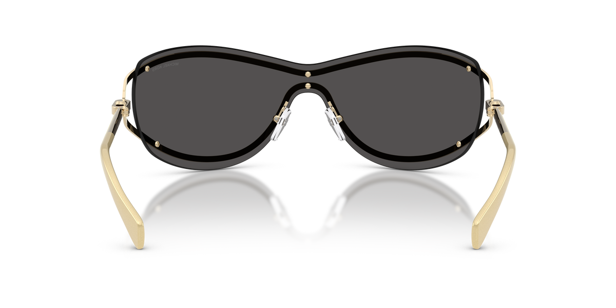 Gafas de Sol Michael Kors La Praia MK1166 Oro claro brillante y Gris Oscuro Sólido