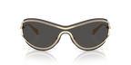 Gafas de Sol Michael Kors La Praia MK1166 Oro claro brillante y Gris Oscuro Sólido