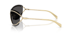 Gafas de Sol Michael Kors La Praia MK1166 Oro claro brillante y Gris Oscuro Sólido