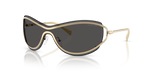 Gafas de Sol Michael Kors La Praia MK1166 Oro claro brillante y Gris Oscuro Sólido
