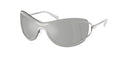 Gafas de Sol Michael Kors La Praia MK1166 Plateado Brillante y Plateado Espejado