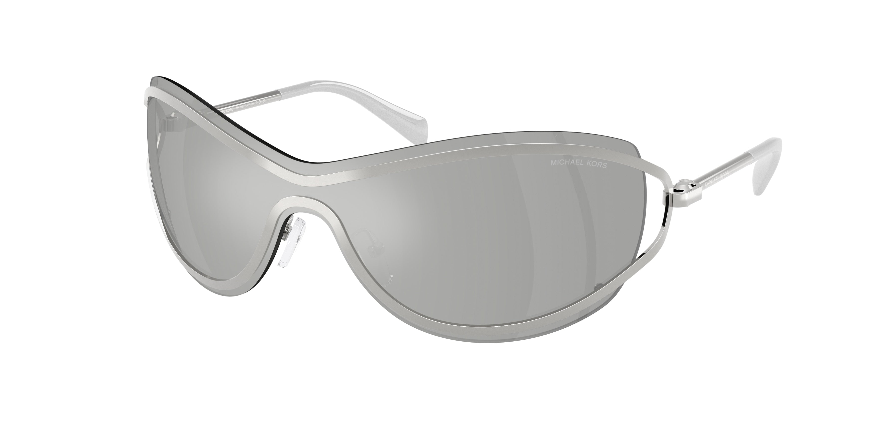 Gafas de Sol Michael Kors La Praia MK1166 Plateado Brillante y Plateado Espejado