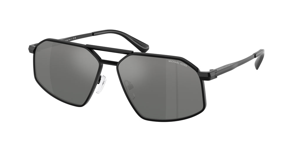 Gafas de Sol Michael Kors Mar Vista MK1167 Negro Brillante y Plateado Flash Degradé