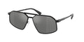 Gafas de Sol Michael Kors Mar Vista MK1167 Negro Brillante y Plateado Flash Degradé