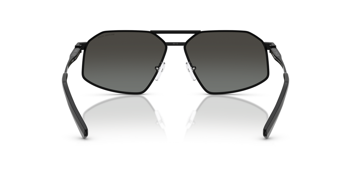Gafas de Sol Michael Kors Mar Vista MK1167 Negro Brillante y Plateado Flash Degradé