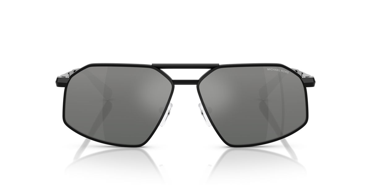 Gafas de Sol Michael Kors Mar Vista MK1167 Negro Brillante y Plateado Flash Degradé