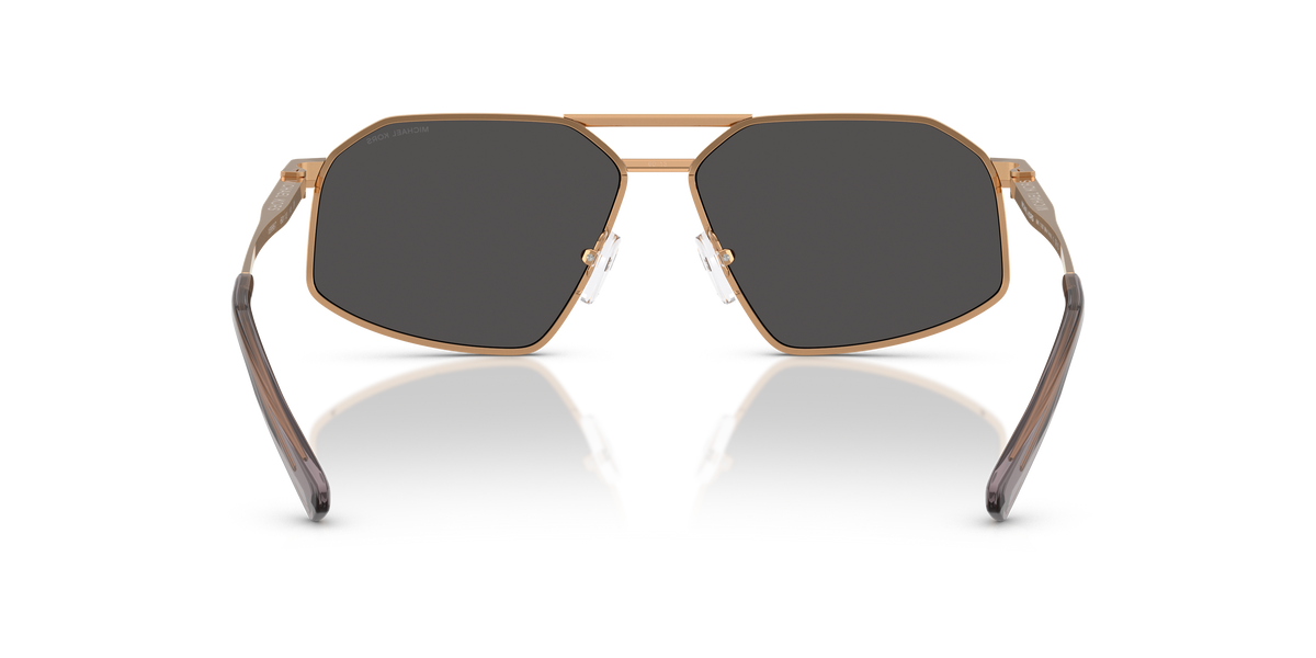 Gafas de Sol Michael Kors Mar Vista MK1167 Dorado beige y Gris Oscuro Sólido