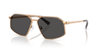 Gafas de Sol Michael Kors Mar Vista MK1167 Dorado beige y Gris Oscuro Sólido