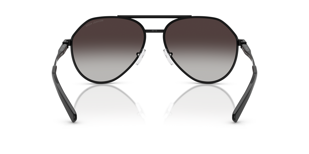 Gafas de Sol Michael Kors Brentwood MK1168 Negro Brillante y Gris Oscuro Degradé