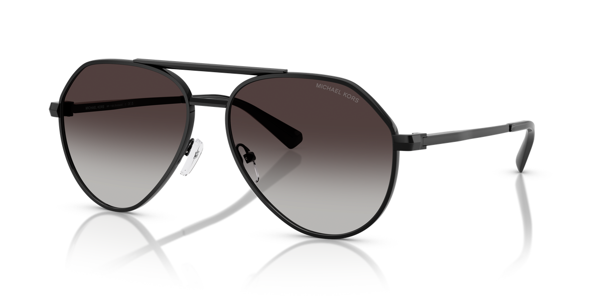 Gafas de Sol Michael Kors Brentwood MK1168 Negro Brillante y Gris Oscuro Degradé