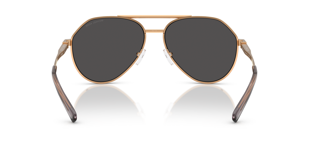 Gafas de Sol Michael Kors Brentwood MK1168 Dorado beige y Gris Oscuro Sólido