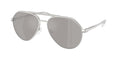 Gafas de Sol Michael Kors Brentwood MK1168 Plateado Mate y Plateado Espejado