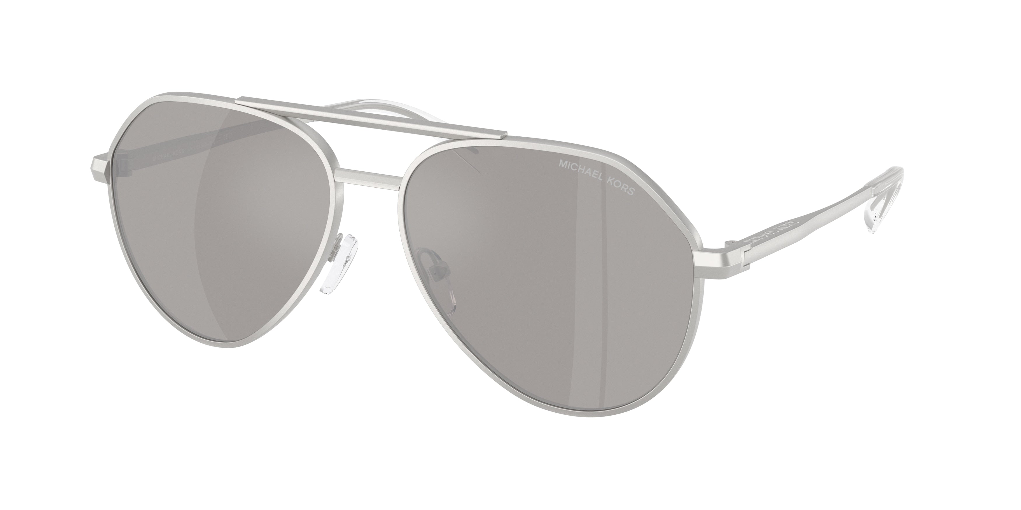 Gafas de Sol Michael Kors Brentwood MK1168 Plateado Mate y Plateado Espejado